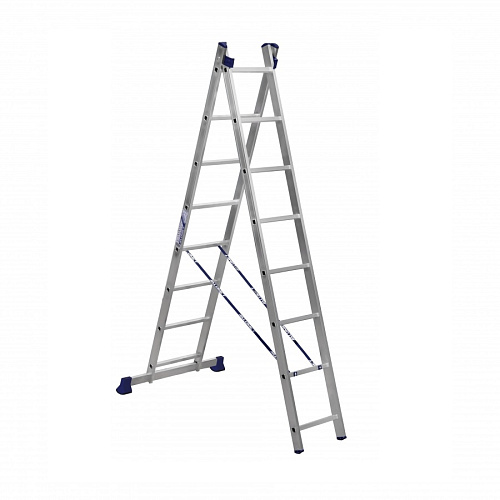 Лестница двухсекционная универсал. 2х8 ступеней h 3,10 м