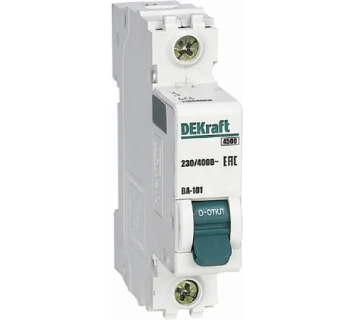 Автоматический выключатель  Systeme Electric DEKraft Set 1Р  20A тип С 6кА