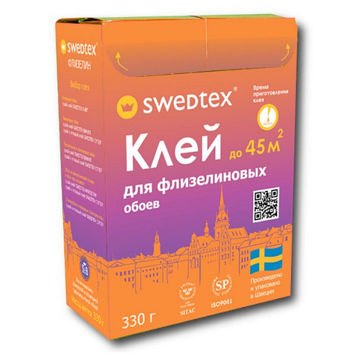 Клей SWEDTEX ФЛИЗЕЛИН 330гр для флизелиновых обоев