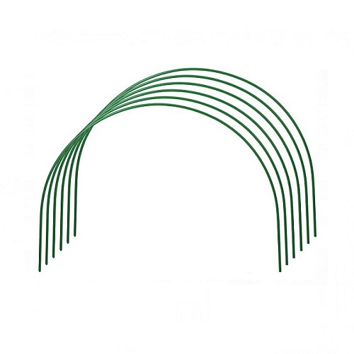 Дуги металлические для парника d 9 мм в ПВХ длина 3 м стенка 0,4 мм