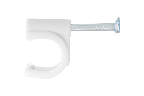 Скобы электро установочные 4мм  круглый профиль 50шт СИБРТЕХ