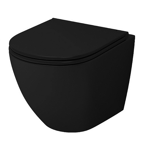 Унитаз GR-4455BMS черный матовый