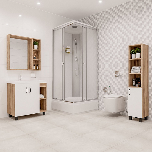 Душевая кабина Niagara NG 1108-14 900х900х2150 средний поддон матовое стекло