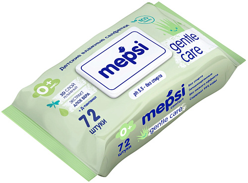 Влажные салфетки 60 шт универсальные с клапаном