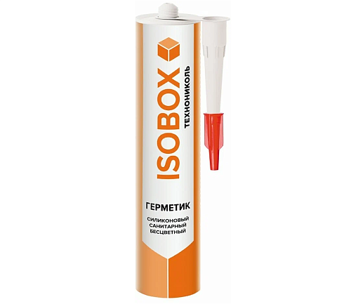 Герметик ISOBOX силиконовый санитарный бесцветный 260мл