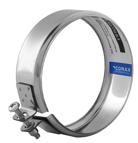 Хомут обжимной нержавеющая сталь d110