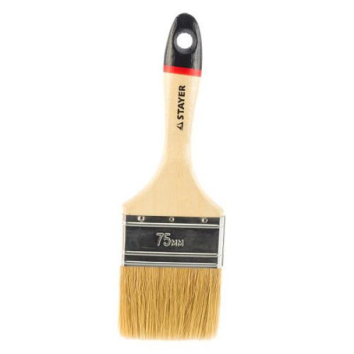 Кисть плоская натуральная щетина 63мм STAYER