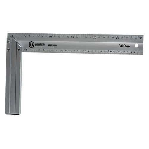 Угольник алюминиевый двухсторонний 300мм ЦИ