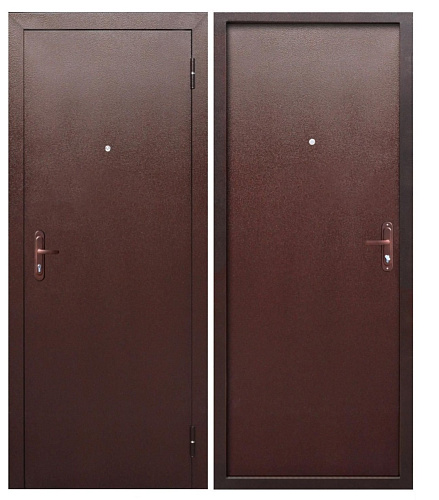 Дверь входная FERRONI Стройгост 5РФ 960 левая Антик медный / Антик медный