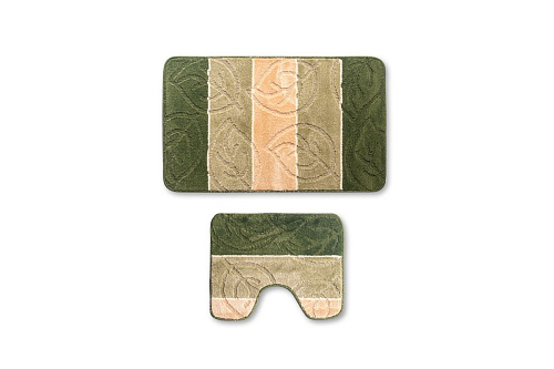 Набор ковриков TWINS 50x80 50х40 зеленый Набор ковриков TWINS 50x80 50х40 зеленый