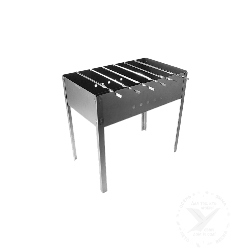 Мангал разборный ТАЙГА ПЛЮС 400х250х400мм 6 шампуров