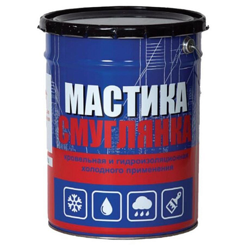 Мастикa кровельная КРЗ Смуглянка 18кг ТУ5775-002-00287912-2008