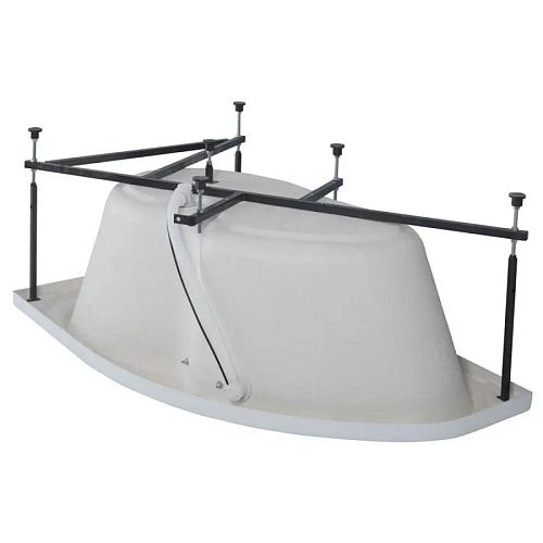 Ванна акриловая AQUANET CAPRI 170x110 L левая с каркасом и фронтальной панелью 205345/155531