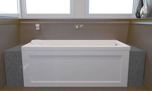 Ванна акриловая AQUANET West 140x70 прямоугольная с каркасом 205560