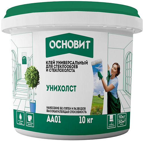 Клей для стеклообоев ОСНОВИТ УНИХОЛСТ АА01