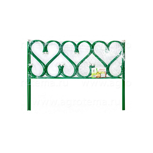 Забор декоративный Изящный большой зеленый