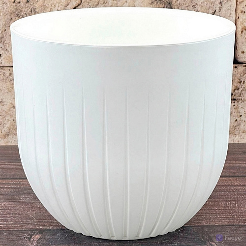 Кашпо 4л Альфа белый