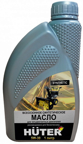 Масло полусинтетическое Huter 5W-30 для техники 1л