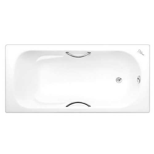 Ванна чугунная MARONI COLOMBO 160х75  с ручками и ножками в комплекте