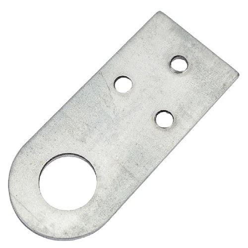 Проушины ушко прямое 70х30 (70х30х2) цинк белый