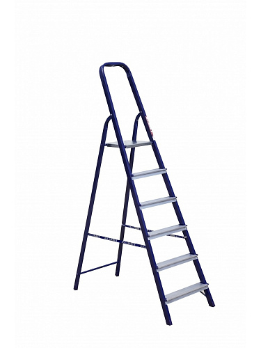 Стремянка стальная Алюмет 6 ступеней h 2 м