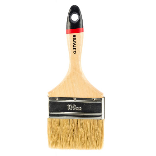 Кисть плоская натуральная щетина 100мм STAYER