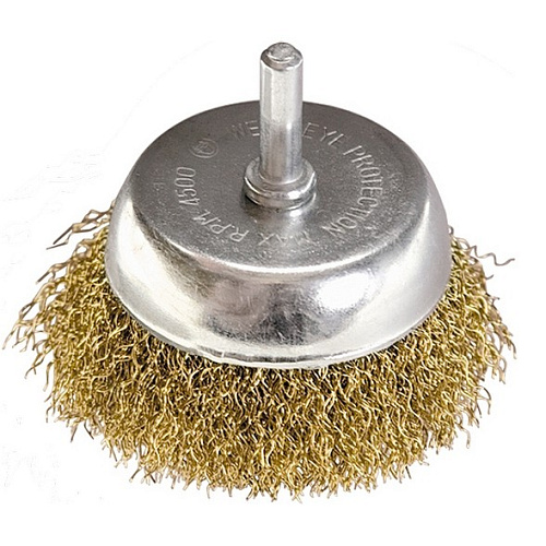 "Щетка для дрели 50мм пл. со шпилькой  ""MATRIX"""