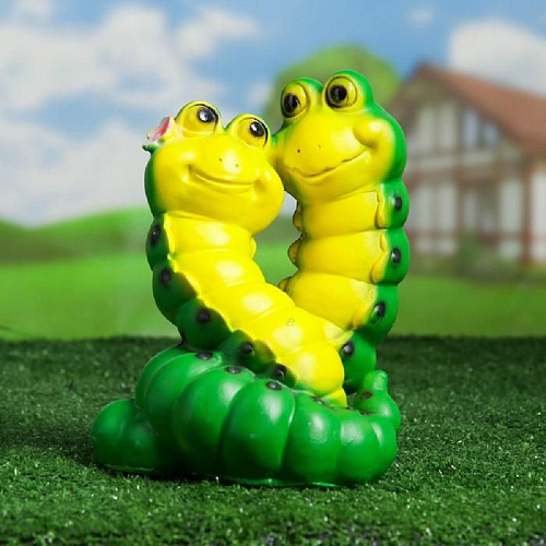 Садовая фигура Две гусеницы