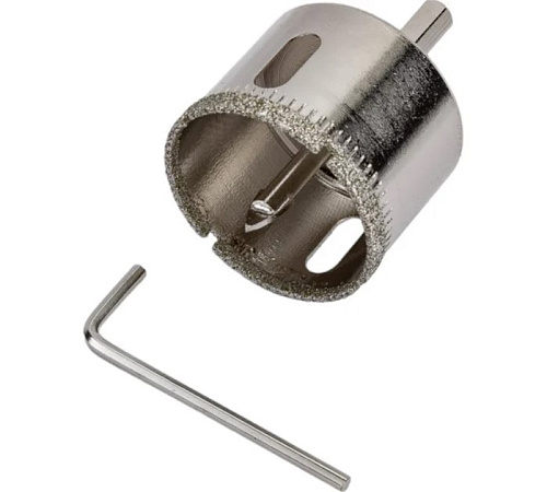 Сверло по керамике и стеклу 40х55 шестигранный хвостовик СИБРТЕХ