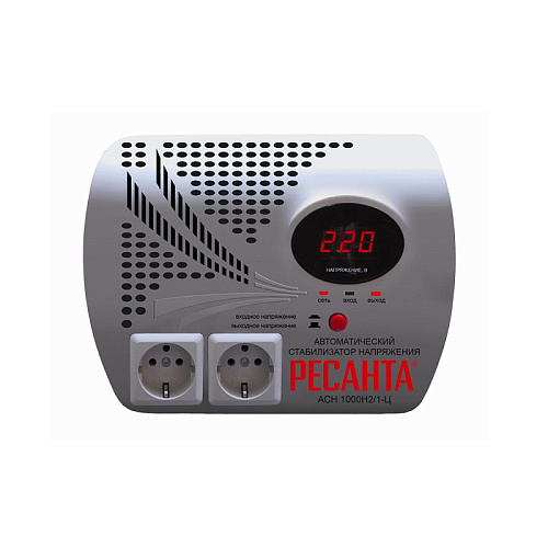 Стабилизатор Ресанта АСН - 1000 Н2/1-Ц Стабилизатор Ресанта АСН - 1000 Н2/1-Ц