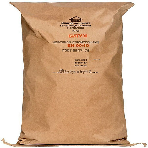 Битум строительный БН 90/10 ГОСТ 6617-76 30кг (Поддон: 33мешка)