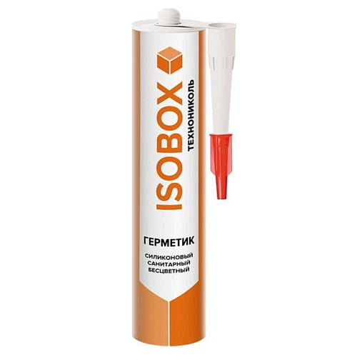 Герметик ISOBOX силиконовый санитарный бесцветный 260мл