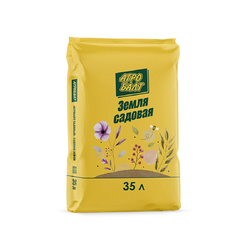 Почвогрунт Садовая земля 35л Агробалт