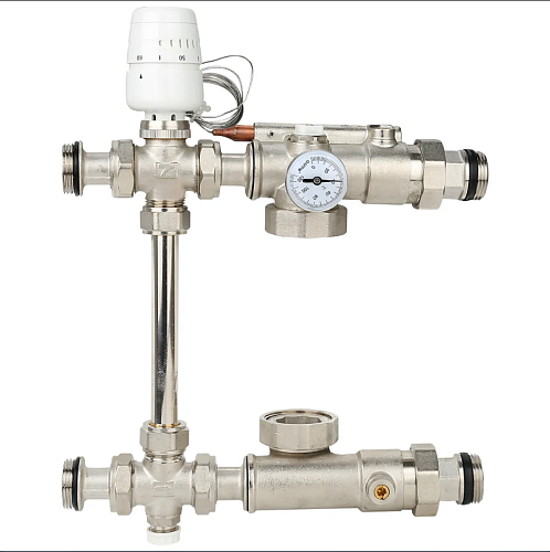 "Насосно-смесительный узел GAPPO G1492 1"" с байпасом 130-180мм"