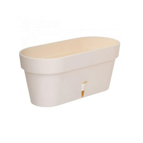 Вазон пластиковый LATINA Window Box 6,7 л кремовый