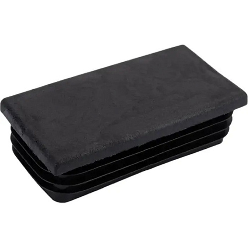 Заглушка черная ПВХ на профильную трубу 40х80 (100)