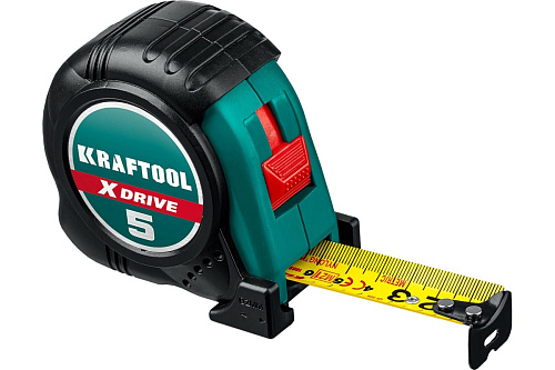 Рулетка KRAFTOOL X Drive покрытием 25ммх5м