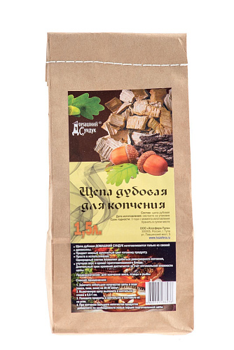 "Щепа для копчения ""Дуб"" 1,5л"