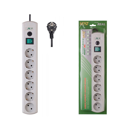 Сетевой фильтр MOST-RG 5м 6 розеток