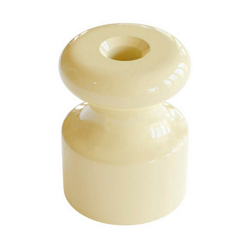 Изолятор МезонинЪ Новая Голландия универсальный D18,5*24мм фарфоровый слоновая кость