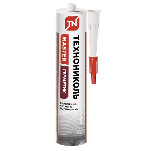 Герметик ТЕХНОНИКОЛЬ кровельный битумно-полимерный черный 310мл