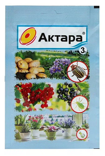 Инсектицид Актара от вредителей 3г