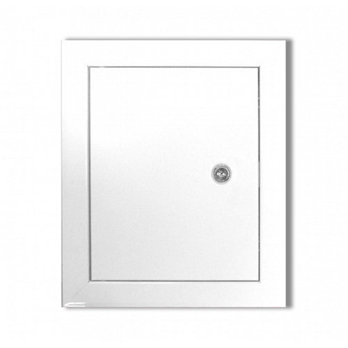 Лючок Эвент 1520 пластиковый с замком