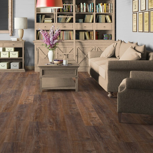 Ламинат Tarkett ESTETICA 1292х194х9 ДУБ ЭФФЕКТ КОРИЧНЕВЫЙ (7)