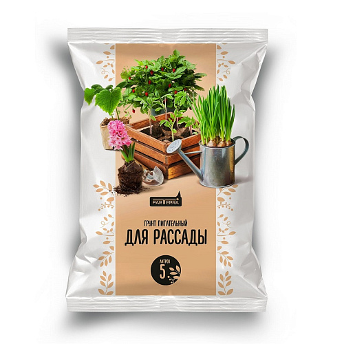 Почвогрунт для рассады PAR TERRA 5л