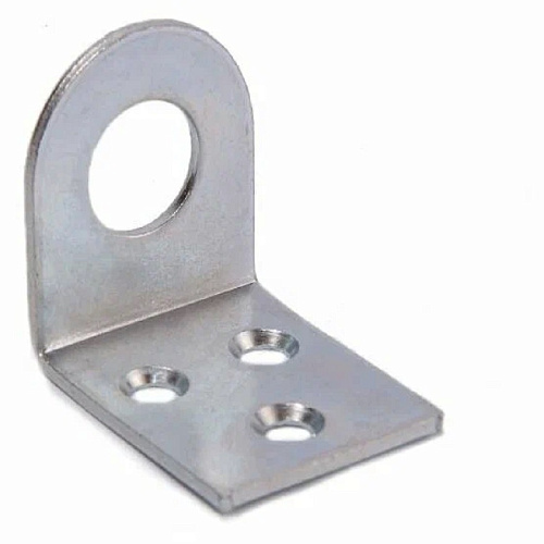 Проушины ушко угловое 70х30 70х30х2 цинк белый
