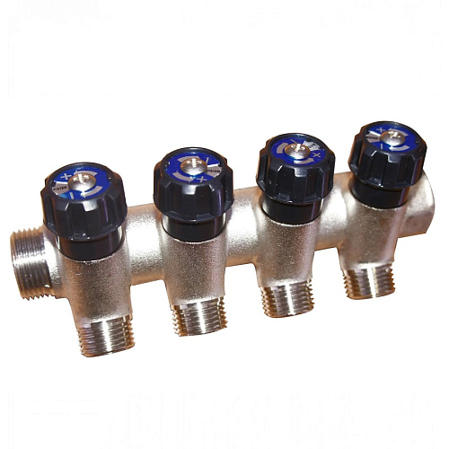 Коллектор с регулирующими вентилями