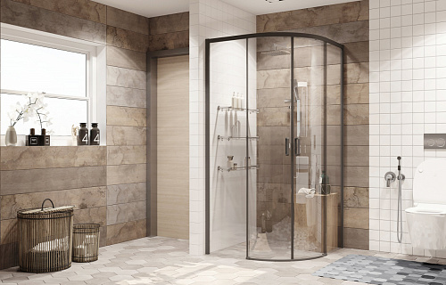 Душевой уголок Ambassador Queen Black 262625