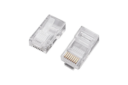 Разъем RJ-45 UTP для кабеля категории 5Е под витую пару