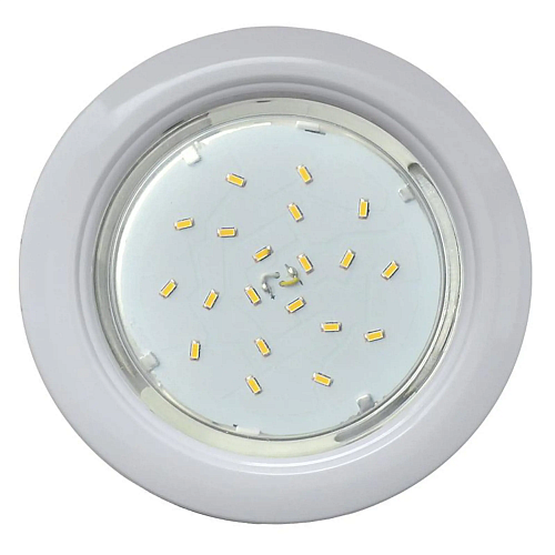 Светильник встраиваемый Ecola GX53 H4 без рефлектора жемчуг-хром-жемчуг